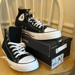 Size 12 Men’s Black Converse High Tops
